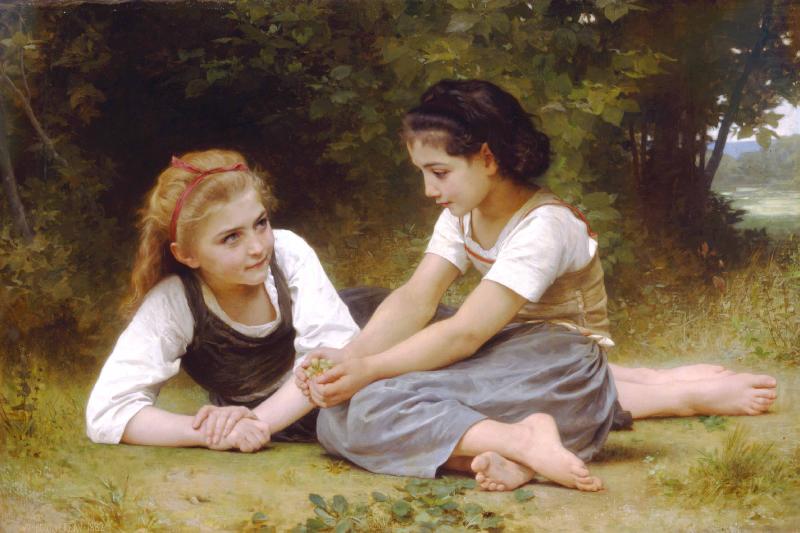 The Nut Gatherers, William-Adolphe Bouguereau